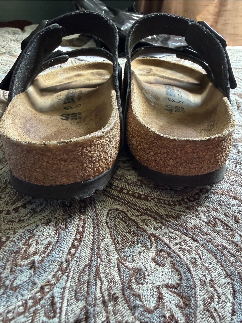Birkenstock Black Double Buckle Sandals - Picture 4 of 8